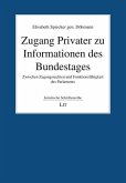 Zugang Privater zu Informationen des Bundestages