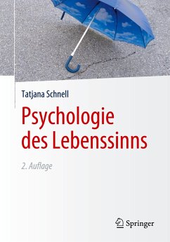 Psychologie des Lebenssinns - Schnell, Tatjana