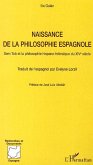 Naissance de la philosophie espagnole