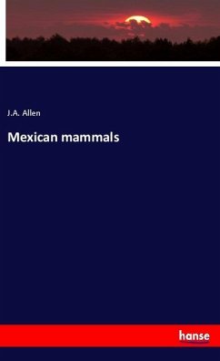 Mexican mammals - Allen, J.A.