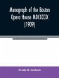 Monograph of the Boston Opera House... - Bild 1
