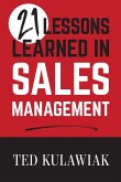 21 Lessons Learned in Sales Management