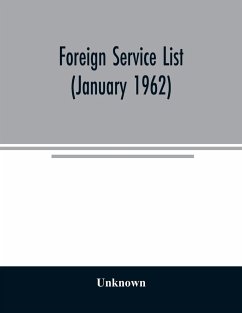 Foreign service list (January 1962) - Unknown