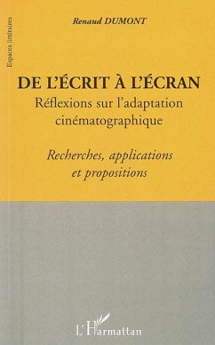 De l'écrit a l'écran - Dumont Renaud