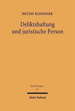 Deliktshaftung und juristische Person (eBook, PDF) Cover Deliktshaftung und juristische Person (eBook, PDF)
