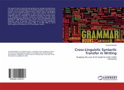Cross-Linguistic Syntactic Transfer in Writing