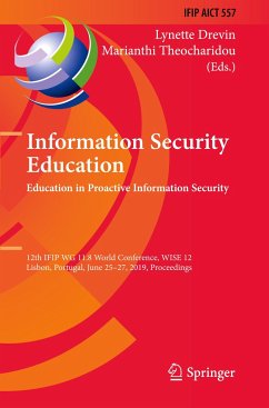 Information Security Education. Education in Proactive Information Security