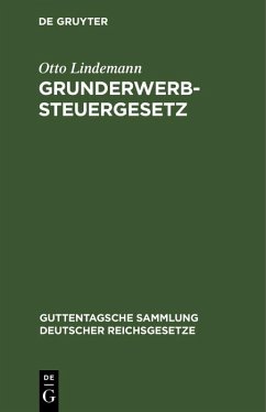 Cover Grunderwerbsteuergesetz (eBook, PDF)