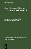 Martin Luthers Deutsche Messe 1526 (eBook, PDF)