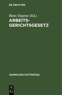 Arbeitsgerichtsgesetz (eBook, PDF)