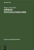 Kriegspsychologisches (eBook, PDF)