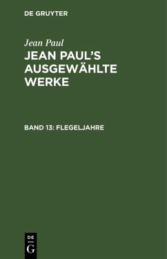 Flegeljahre (eBook, PDF) - Paul, Jean