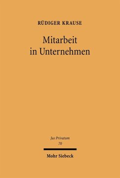 Mitarbeit in Unternehmen (eBook, PDF) - Krause, Rüdiger