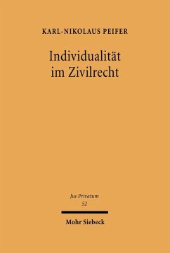 Cover Individualität im Zivilrecht (eBook, PDF)