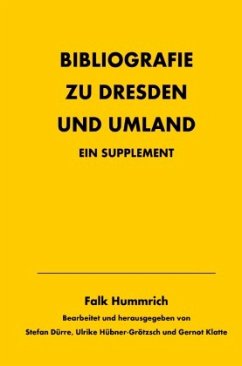 Bibliografie zu Dresden und Umland - Hummrich, Falk