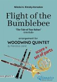 Flight of The Bumblebee - Woodwind Quintet Score & Parts (fixed-layout eBook, ePUB)