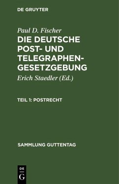 Postrecht (eBook, PDF) - Fischer, Paul D.