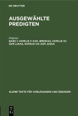 Homilie X zum Jeremias, Homilie VII zum Lukas, Homilie XXI zum Josua (eBook, PDF)