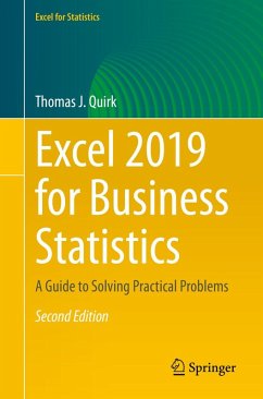 Excel 2019 for Business Statistics (eBook, PDF) - Quirk, Thomas J.