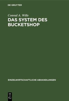 Cover Das System des Bucketshop (eBook, PDF)
