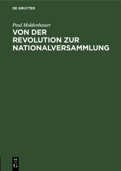 Cover Von der Revolution zur Nationalversammlung (eBook, PDF)