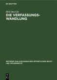 Die Verfassungswandlung (eBook, PDF)