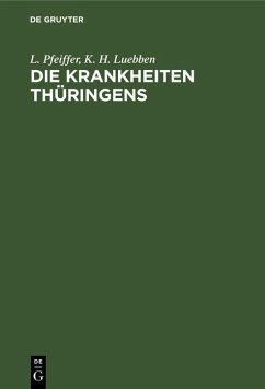 Cover Die Krankheiten Thüringens (eBook, PDF)