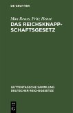 Das Reichsknappschaftsgesetz (eBook, PDF)