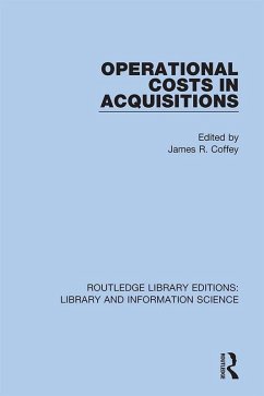 Operational Costs in Acquisitions (eBook, PDF)