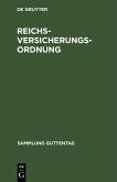 Reichsversicherungsordnung (eBook, PDF)