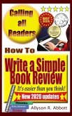 How To Write a Simple Book Review (eBook, ePUB)