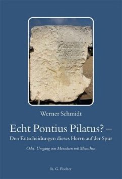 Cover Echt Pontius Pilatus? - Den Entscheidungen dieses Herrn auf der Spur