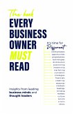 The Book Every Business Owner Must Read (eBook, ePUB)