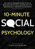 10-Minute Social Psychology (The Critical Thinker, #4) (eBook, ePUB)