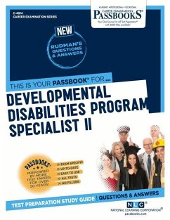 Developmental Disabilities Program Specialist II (C-4614): Passbooks Study Guide Volume 4614 - National Learning Corporation