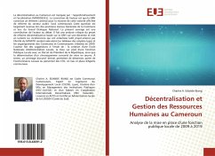 Décentralisation et Gestion des Ressources Humaines au Cameroun - EDANDE BIANG, Charles A.