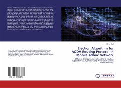 Election Algorithm for AODV Routing Protocol in Mobile Adhoc Network