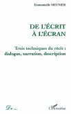 De l'écrit à l'écran De l'écrit à l'écran