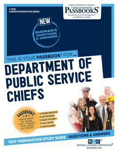 Department of Public Service Chiefs (C-4815): Passbooks Study Guide Volume 4815 - National Learning Corporation