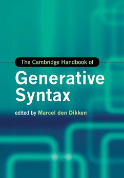 The Cambridge Handbook of Generative Syntax