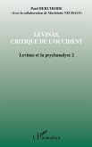 Lévinas, critique de l'Occident