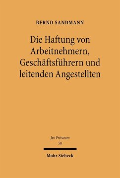 Cover Die Haftung von Arbeitnehmern, Geschäftsführern und leitenden Angestellten (eBook, PDF)