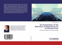An Examination of the Behaviour of Stock Prices on Ex-Dividend Day - Obiora James, Paul