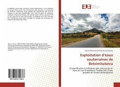 Exploitation d¿eaux souterraines de Betsimitatatra - Miandra Andrianasy, Salohy Mihamintsoa