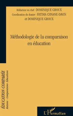 Méthodologie de la comparaison en éducation - Collectif