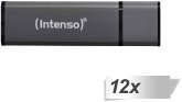 12x1 Intenso Alu Line anthrazit 8GB USB Stick 2.0 12x1 Intenso Alu Line anthrazit 8GB USB Stick 2.0