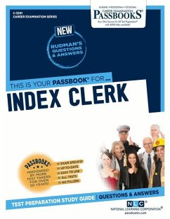 Index Clerk (C-3391): Passbooks Study Guide Volume 3391 - National Learning Corporation
