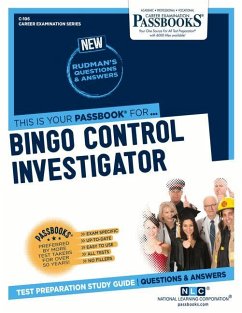 Bingo Control Investigator (C-106) - National Learning Corporation