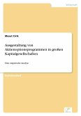 Ausgestaltung von Aktienoptionsprogrammen in großen Kapitalgesellschaften