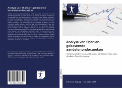 Analyse van Shari'ah-gebaseerde aandelenonderzoeken - Al-Hajjaji, Eman;Kahf, Monzer